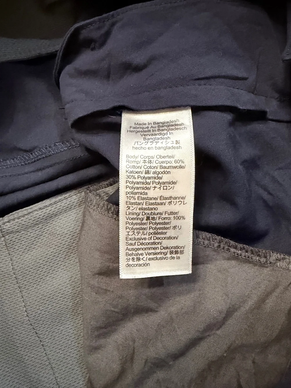 J.Crew Men’s Tech Pants Navy Blue Size 32x32